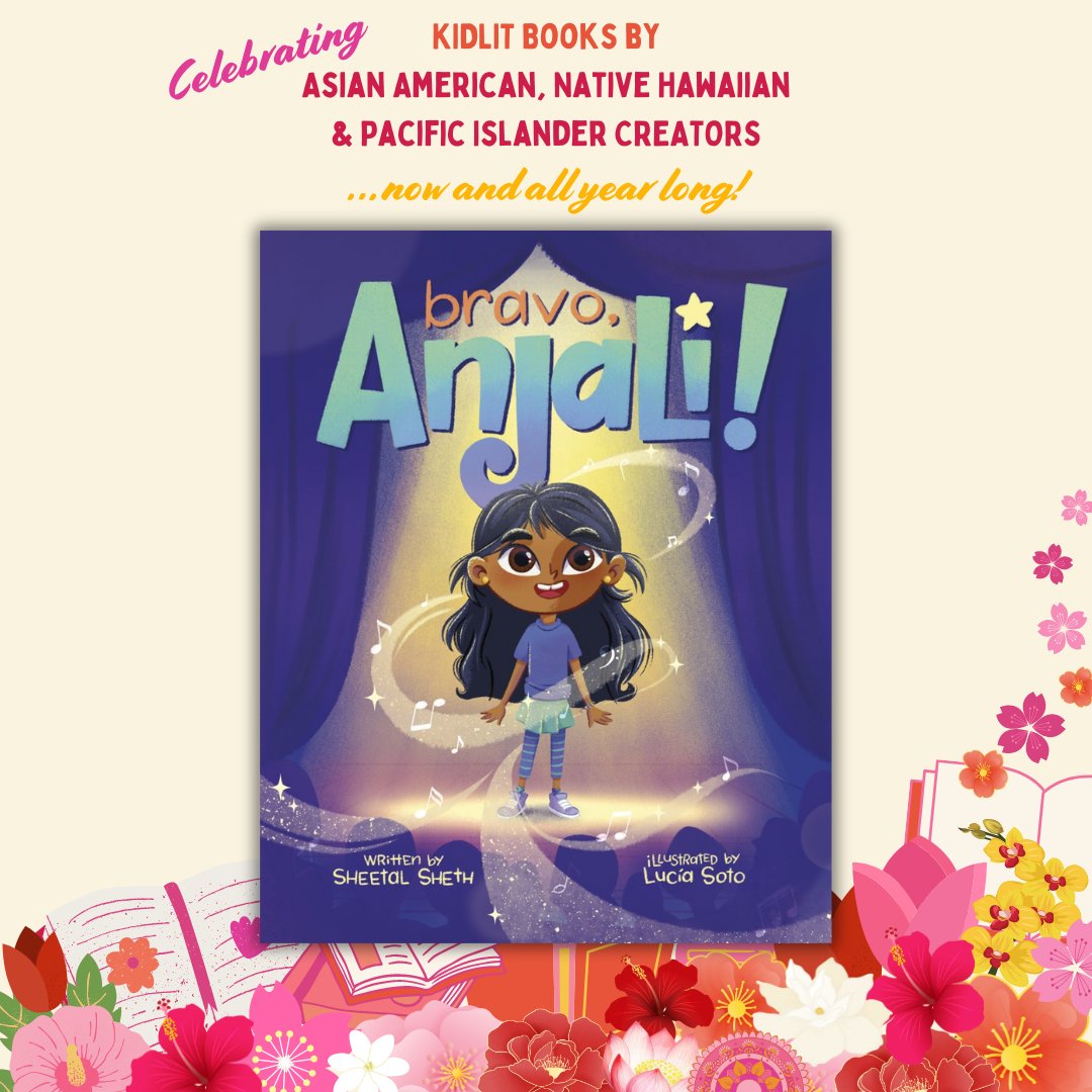 For Anjali, playing the tabla is something that comes naturally--and she isn’t going to let anyone make her feel bad for being good at something, especially something she loves. BRAVO, ANJALI is written by @sheetalsheth and ill. by #LuciaSoto. #AANHPIHeritageMonth