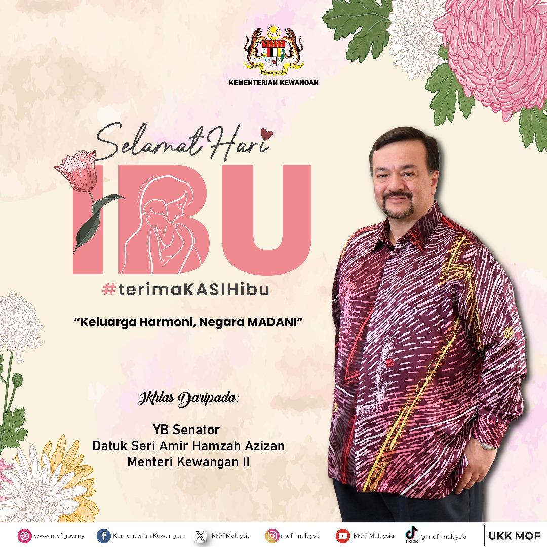 Terima kasih atas segala kasih sayang, kelembutan, kebijaksanaan dan inspirasi yang tidak terbatas. Ibu adalah sosok yang luar biasa dan tak ternilai harganya. Selamat Hari Ibu kepada semua ratu hati kita. #terimaKASIHibu #hariibu2024 #MalaysiaMADANI