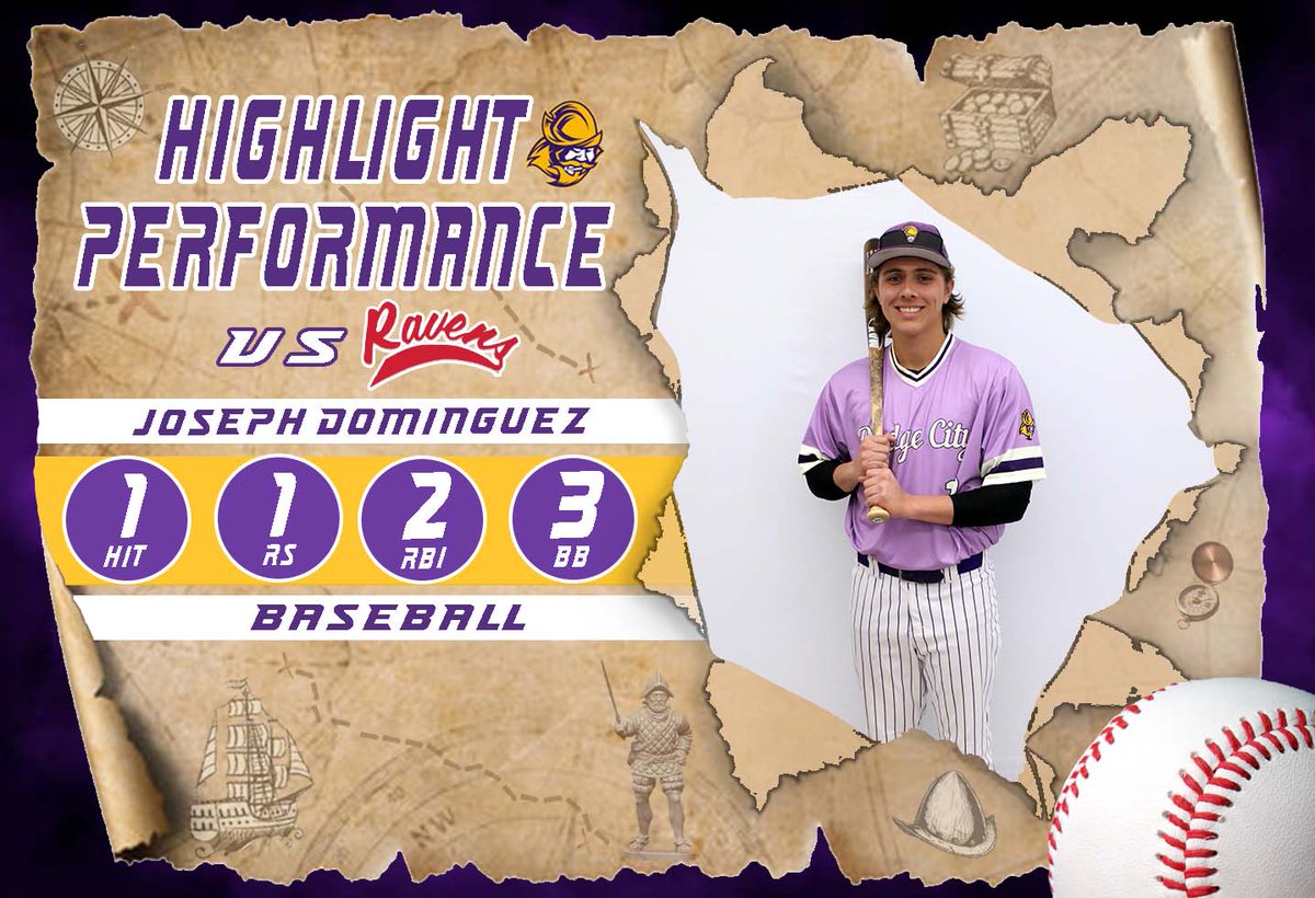 ⚾️Highlight Performance of the Day⚾️ Highlight Performance of the Day for Baseball goes to Joseph Dominguez...he delivered a walkoff RBI 1B to help the Conqs to the win over Coffeyville in Game 3 of 1st rd playoff series (1-3 w/RS, 2 RBI, 3 BB) #GoConqs #BurnTheBoats