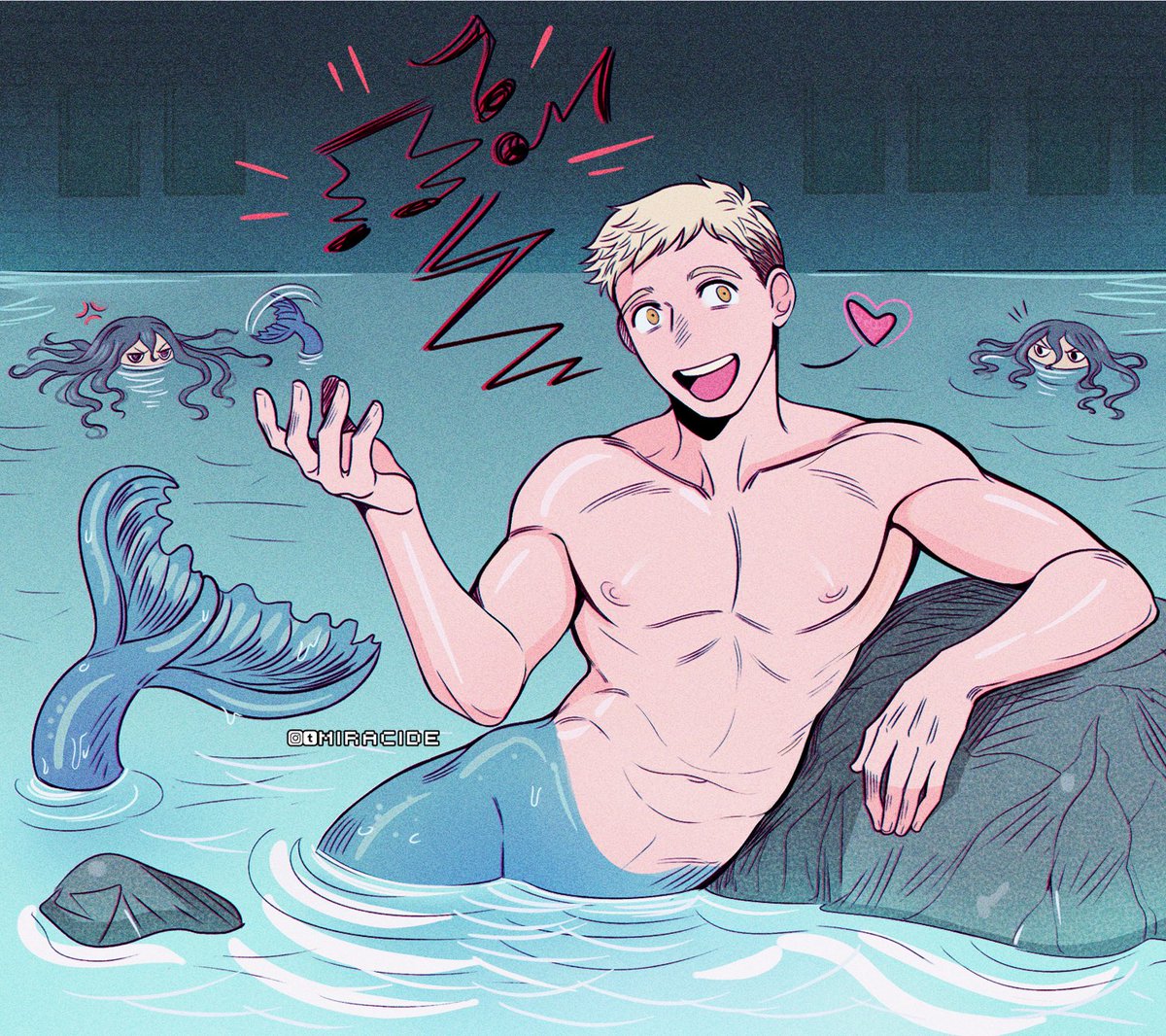 silly siren laios for mermay [dungeon meshi]