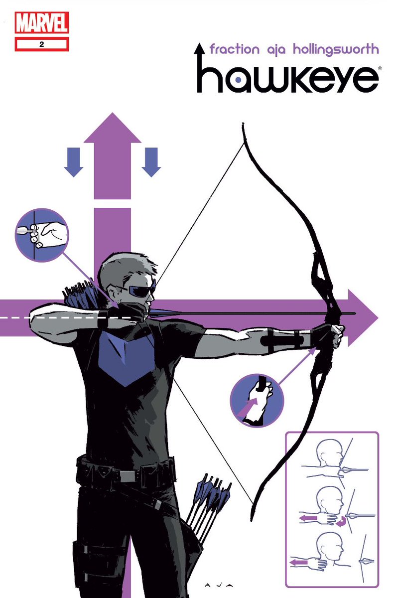 Hawkeye #2 Cover - Art by David Aja #Hawkeye #Marvel #MarvelComics