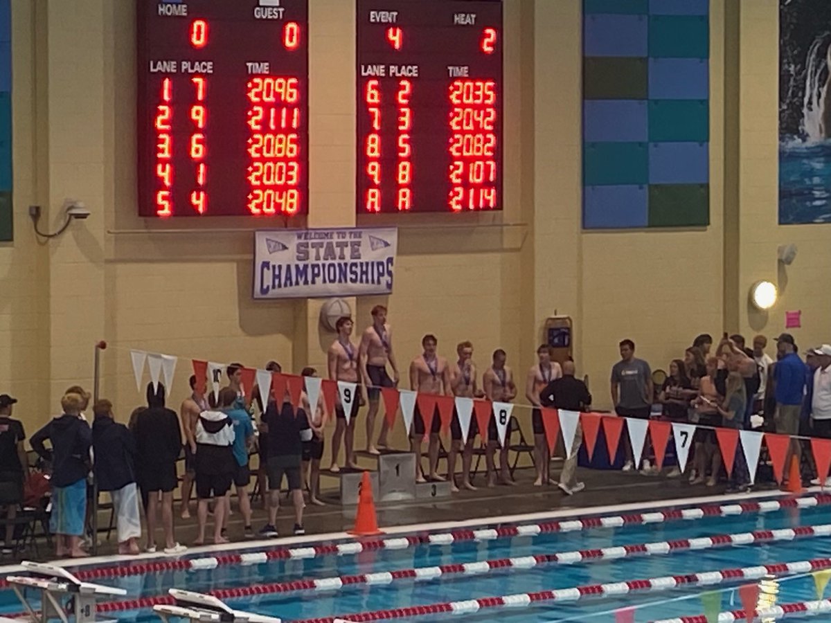 Congrats to Eli Hobson for winning the 100 breaststroke, setting a State Record , and 50 freestyle at the 5A @CHSAA boys Swimming and Diving State Championship. Congratulations Eli!!!