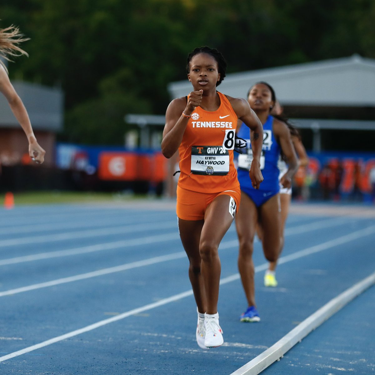 Freshman Ka’Myya Haywood took sixth in the SEC 800m final with another PR — 2:03.98! #GBO