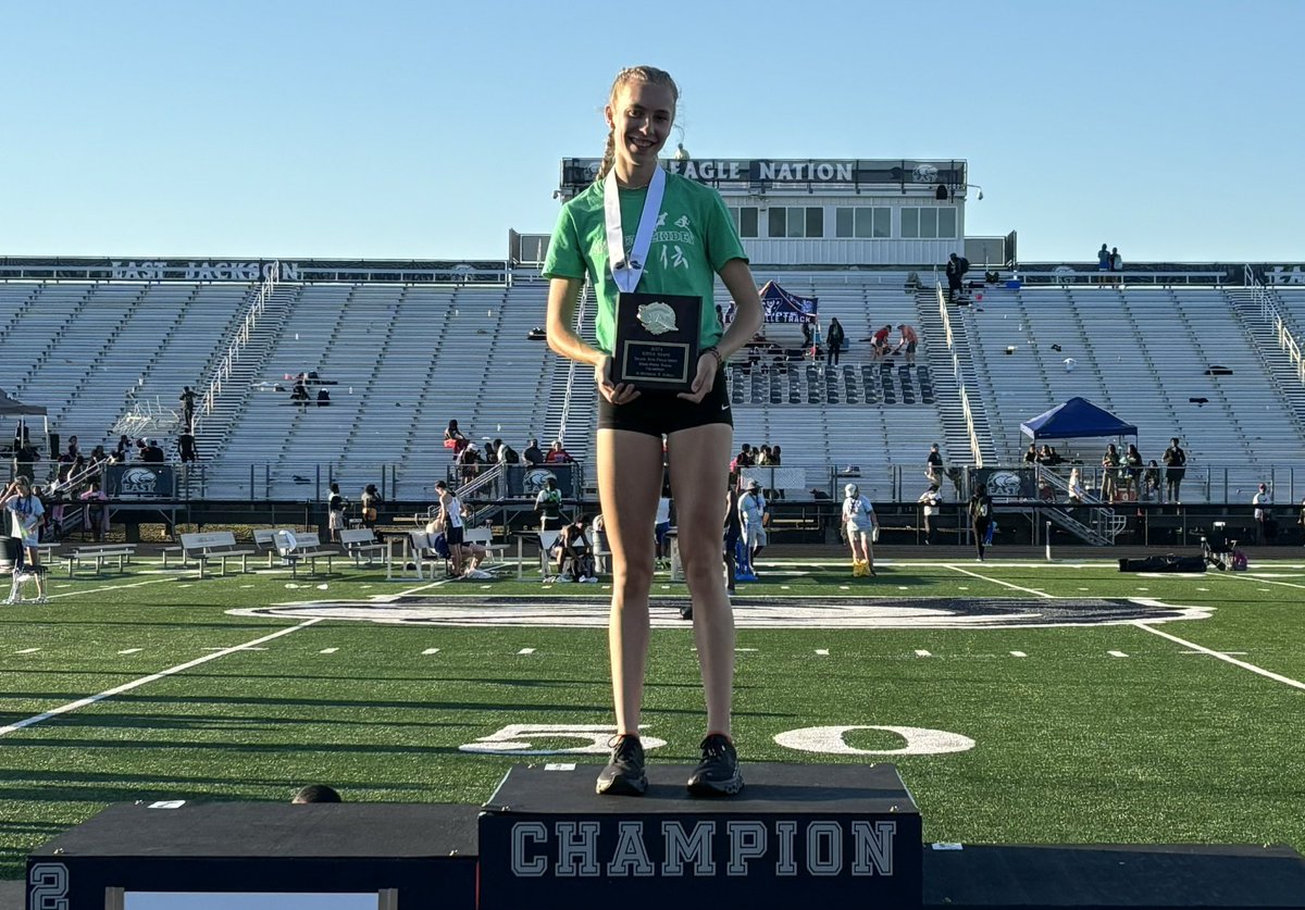 A BIG @athens_academy congratulations to junior Maya Davis for earning the @officialghsa Class AA Girls High Point Award! She also earned the @acad_track & Class AA State Record in the 800m! Maya won the 3,200m, 1,600m & 800m races and they weren’t even close! #NoPlaceLikeTheA