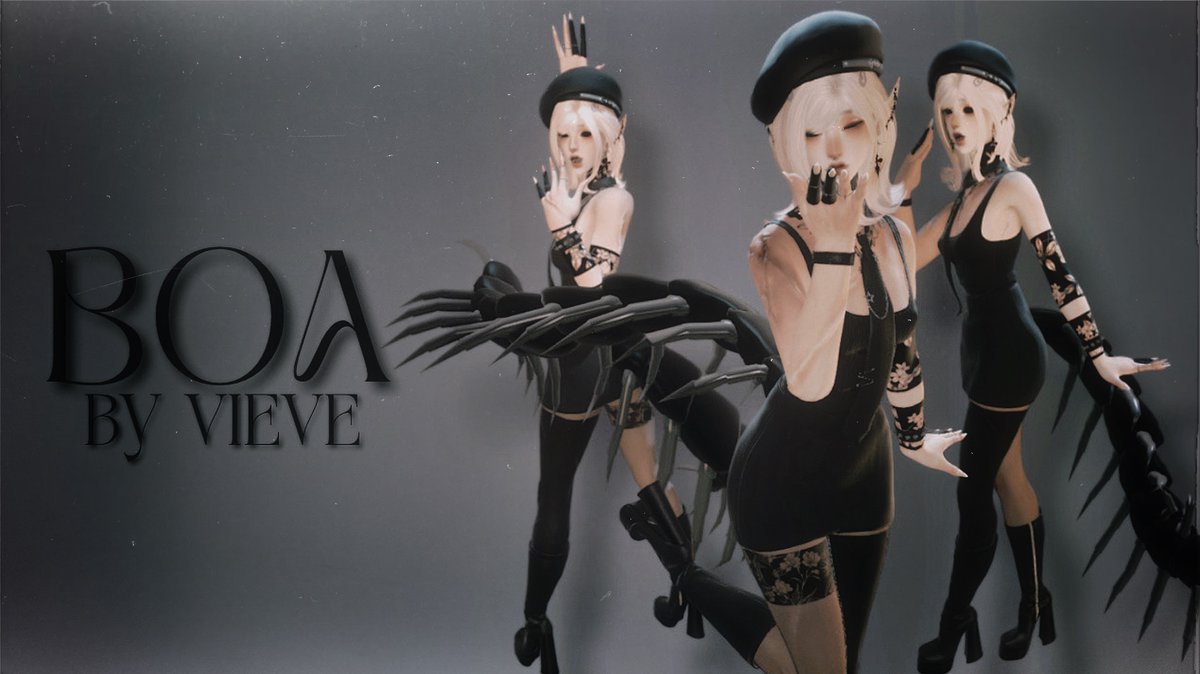 WEEEEE BOA POSE PACK DONE link in replies!! it might take awhile to finish publishing but trust. its there. #GPOSERS #vieveposes ty to anyone who was willing to test it! (even if i am finalized before u got to i still love u)