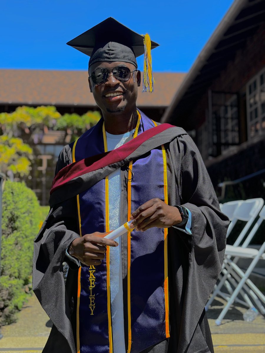 Today, I made history by being the first Ghanaian to bag a Master's in Journalism at the world’s best public graduate journalism school, @ucbsoj. Ready to amplify voices, challenge narratives, and drive change in the global media landscape. #Classof2024 #UCBerkeley