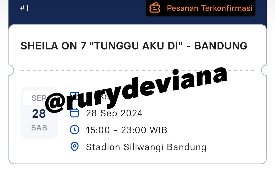eskrimhulahulaa's tweet photo. WTS tiket Sheila On 7 karena ga bisa dateng
✅2 Tiket Festival
✅Bandar Lampung bisa COD
✅DM for detail
#sheilaon7 #tungguakudi #tungguakudibandung #wtssheilaon7 #wtstiketsheilaon7 #konsersheilaon7 #konsertungguakudi #sheilaon7bandung #SO7bandung #konserso7 #SO7tungguakudi https://t.co/CoaIcv1VLi