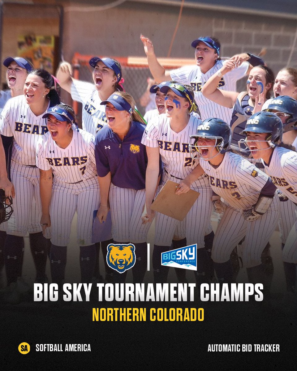 Back-to-Back 🤩 Big Sky POY Amailee Morales hit a grand slam in the 10th to propel Northern Colorado to a second straight Big Sky title 👏 @UNC_BearsSB | @BigSkyConf