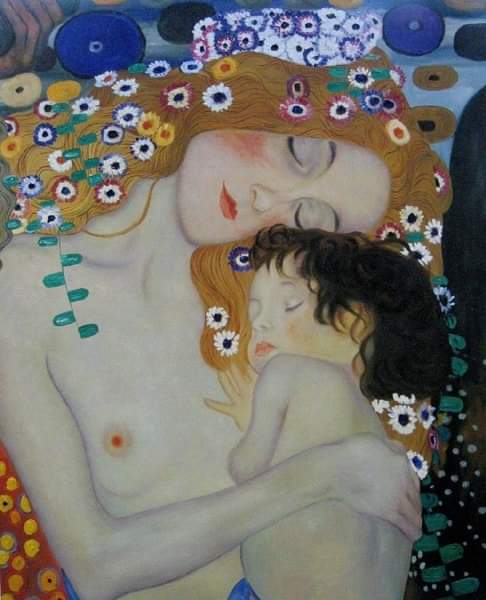 “Chi ten' a mamma è ricco e nun 'o sape.” [Art: Gustav Klimt] #FestaDellaMamma #12maggio #DilloConUnDipinto su #VentagliDiParole