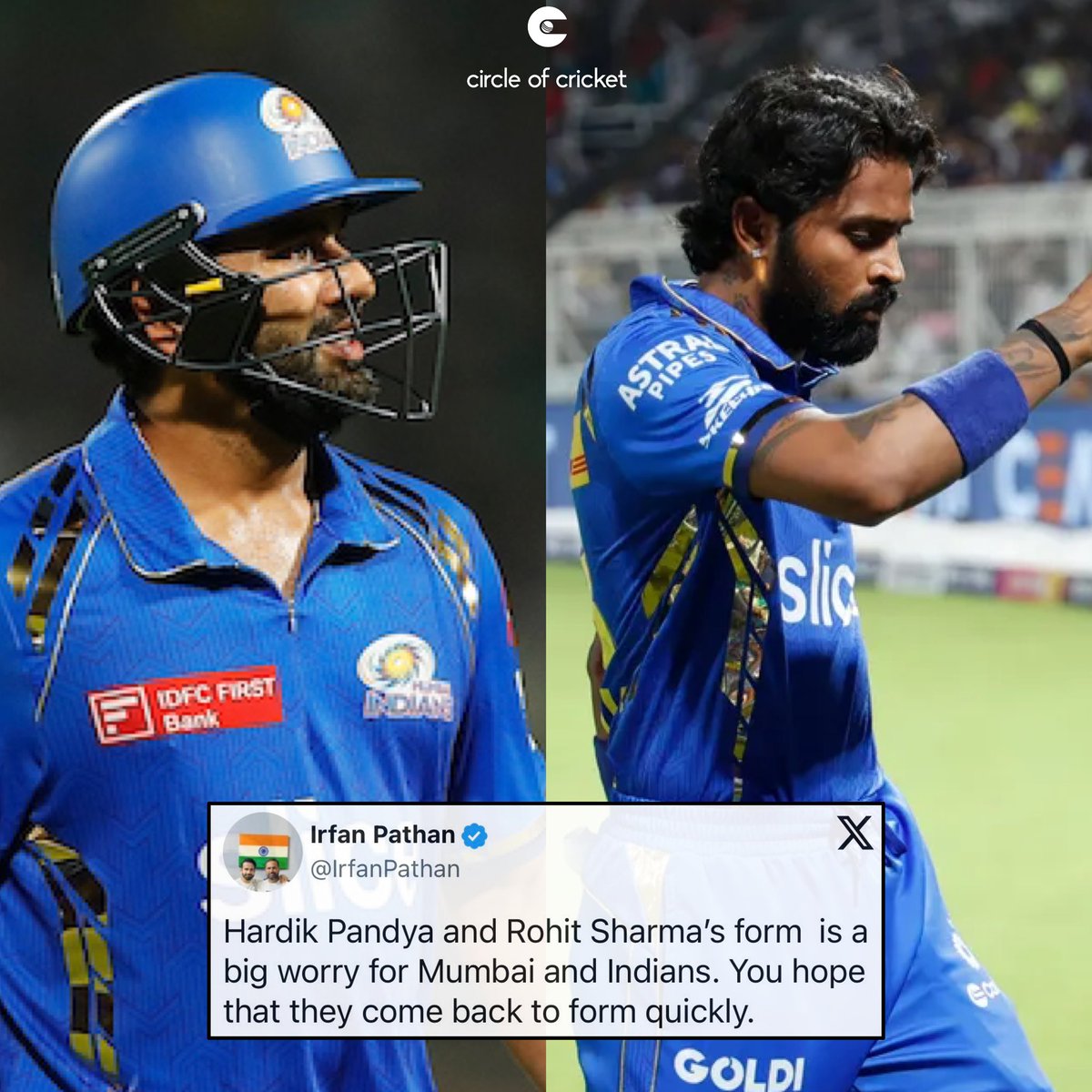 #MumbaiIndians are all but done for the season but #RohitSharma and #HardikPandya's form will concern #TeamIndia's fans heading into the #T20WorldCup. #IPL2024 #MI