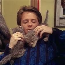 whoever gave michael j. fox a bunch of kittens i want to thank you personally
