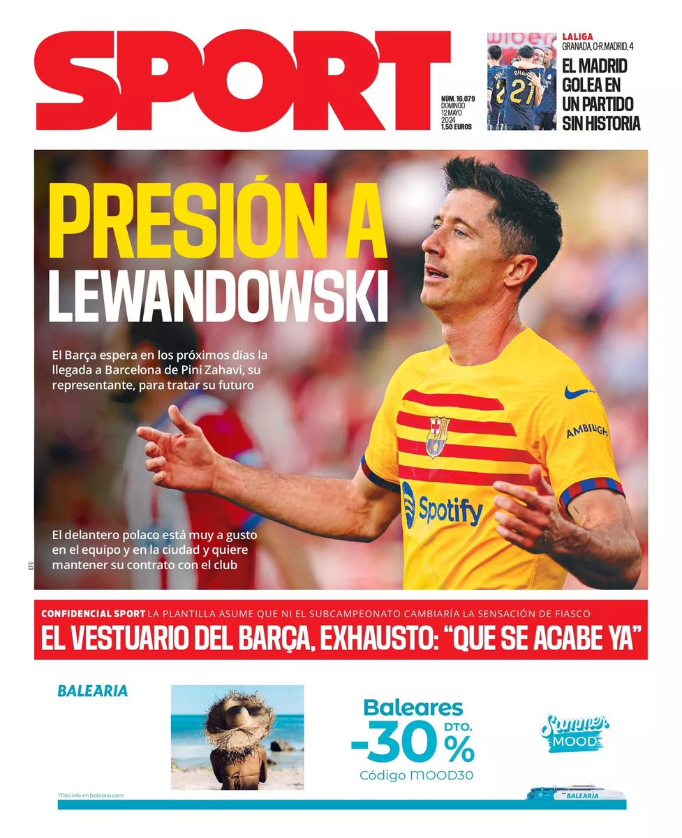 📰[SPORT] | Pressure for Lewandowski