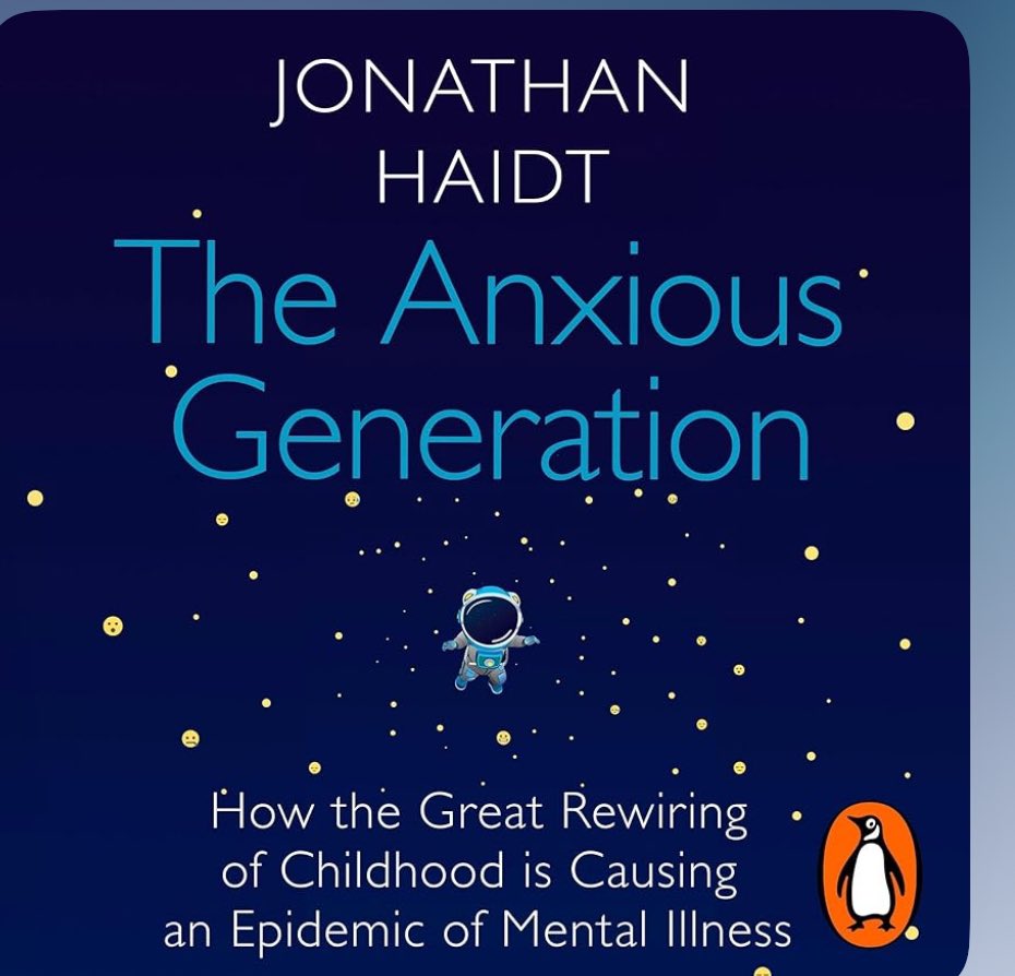 The science is clear here. Mental health issues for gen z and younger people have increased since the introduction of social media and access to hand held and tablet devices. Worth reading this book.