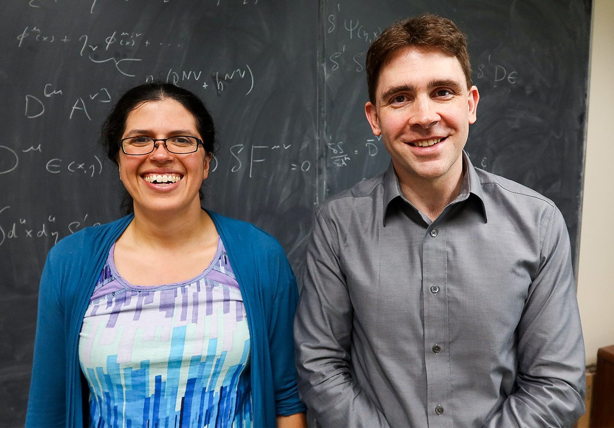 The SLAC and Stanford University particle physicists Natalia Toro and Philip Schuster have been leaders in the effort to dream up new possibilities for the nature of dark matter and how to look for them. trib.al/hO08KR4