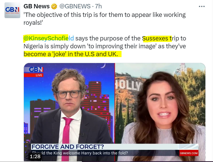 me thinks @kinseyschofield is in love with #PiersMorgan or another of his recruits in an attempt to get revenge on Meghan! funny how their popularity is booming yet they are trying to use reverse psychology which keeps FAILING🤣 Kinsey is a joke and also laughed at in UK & US
