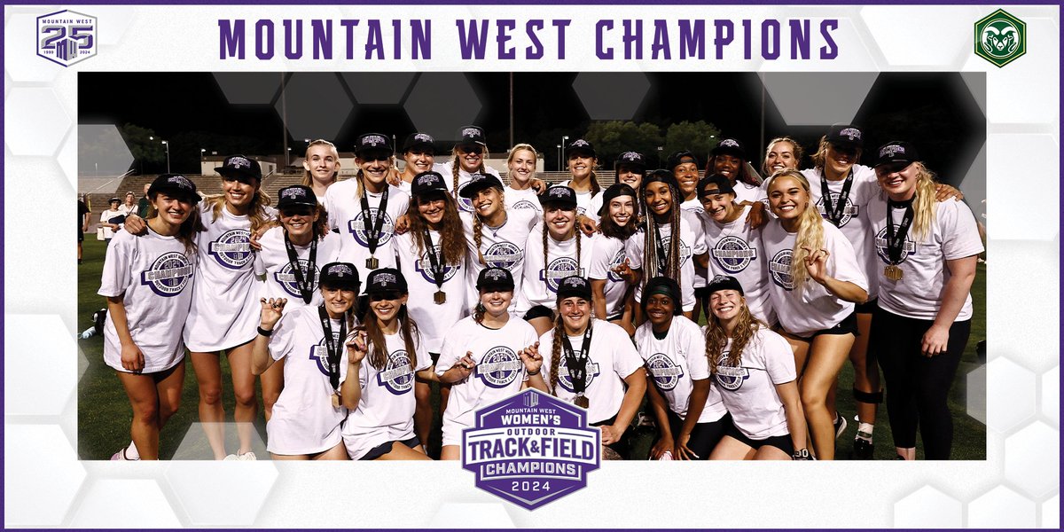 Mountain West Women's Outdoor Track and Field CHAMPS 🏆 @CSUTrackFieldXC #MakingHerMark l #MWOTF l #Stalwart