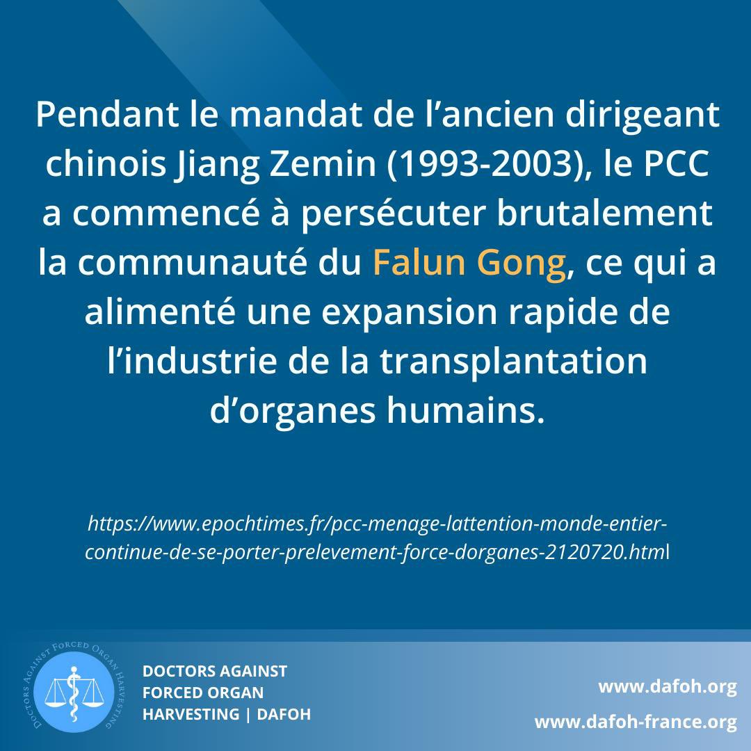 En 2000, le PCC a commencé à prélever et à vendre systématiquement les organes des pratiquants de #FalunGong détenus. 
Le système médical du PCC a réduit le temps de recherche d’un organe de donneur approprié à quelques jours ou semaines seulement.
ganjingworld.com/news/1go5nag6s…