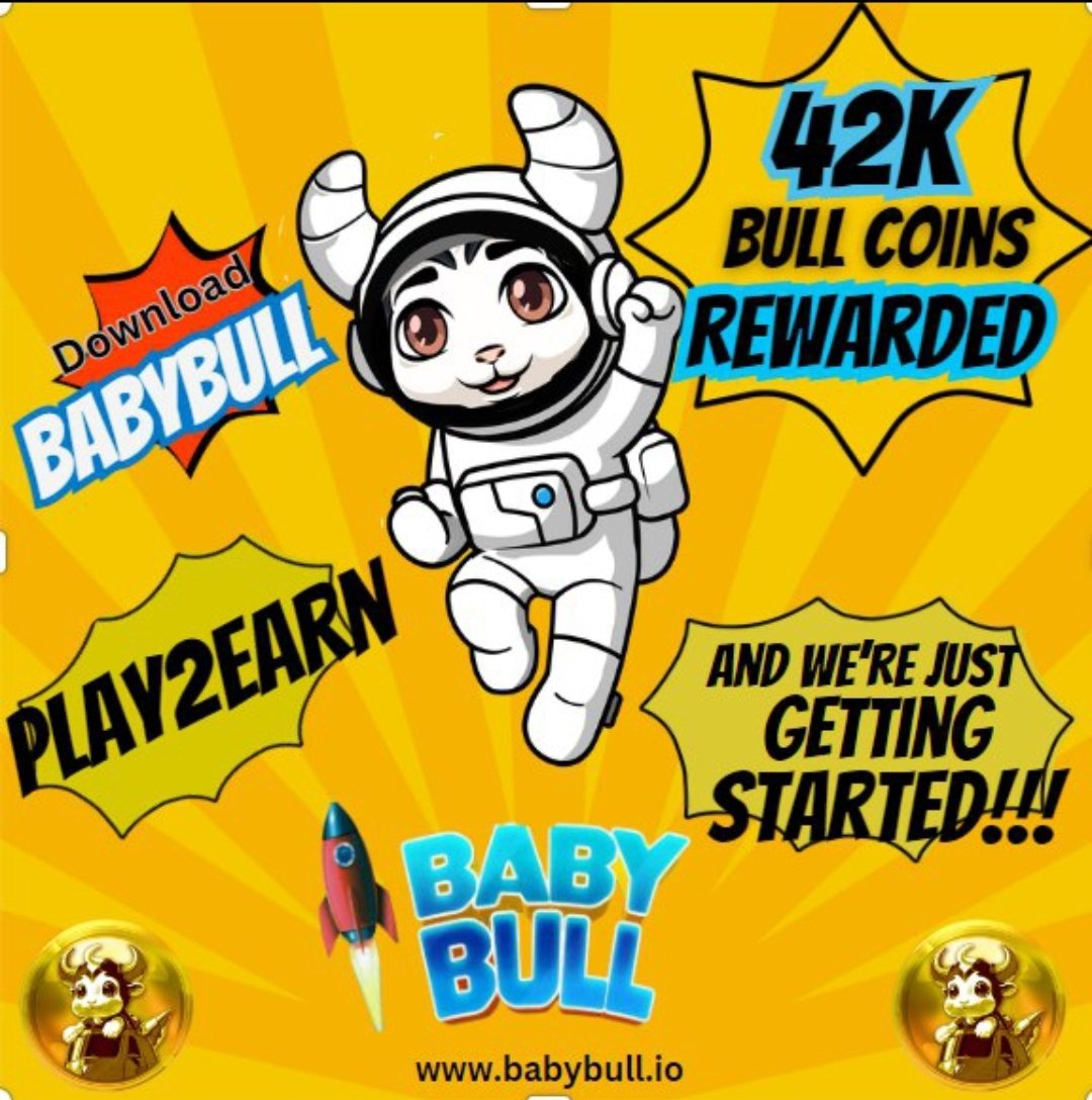 ✨ Ready for a thrilling adventure and big rewards? ✨ Join the fun and play the BabyBull Jumping Game now! 🎮💰

We're excited to announce that a whopping 42k $BULL tokens have just been rewarded! 🎉 Don't miss your chance to earn big while having a blast. 🚀

Download the…