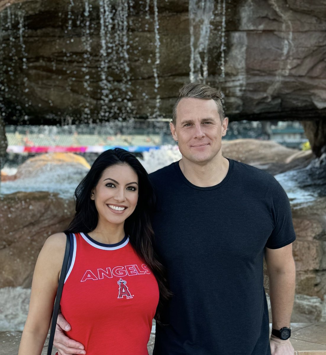 Fun at the <a href="/Angels/">Los Angeles Angels</a> game today! ⚾️ #BrookeSoliz #MarkBremmer