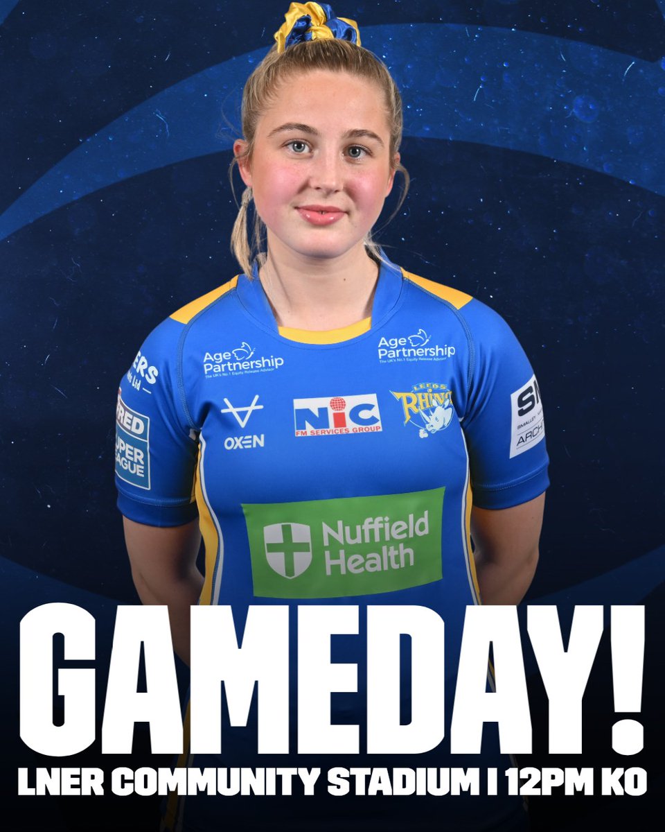 𝗚𝗔𝗠𝗘 𝗗𝗔𝗬 🦏 It's the big Yorkshire derby today against last year's Champions @YorkValkyrie Don't forget if you can't make the game you can watch live on @TheSportsman from 12pm.