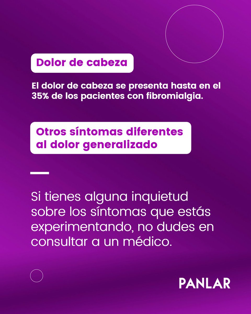 En el Día Mundial de la Fibromialgia, es importante conocer las señales que podrían indicar la presencia de esta condición. 🔎 Estar atentos a los síntomas es el primer paso para buscar ayuda y tratamiento. 💜 . #DíaMundialDeLaFibromialgia #Fibromialgia