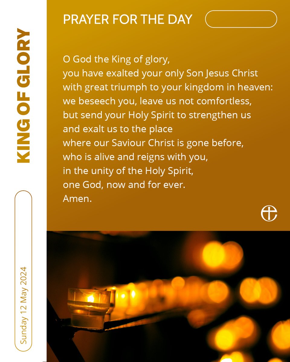 Pray with us. Today's prayer is available in plain text and audio formats at cofe.io/TodaysPrayer.