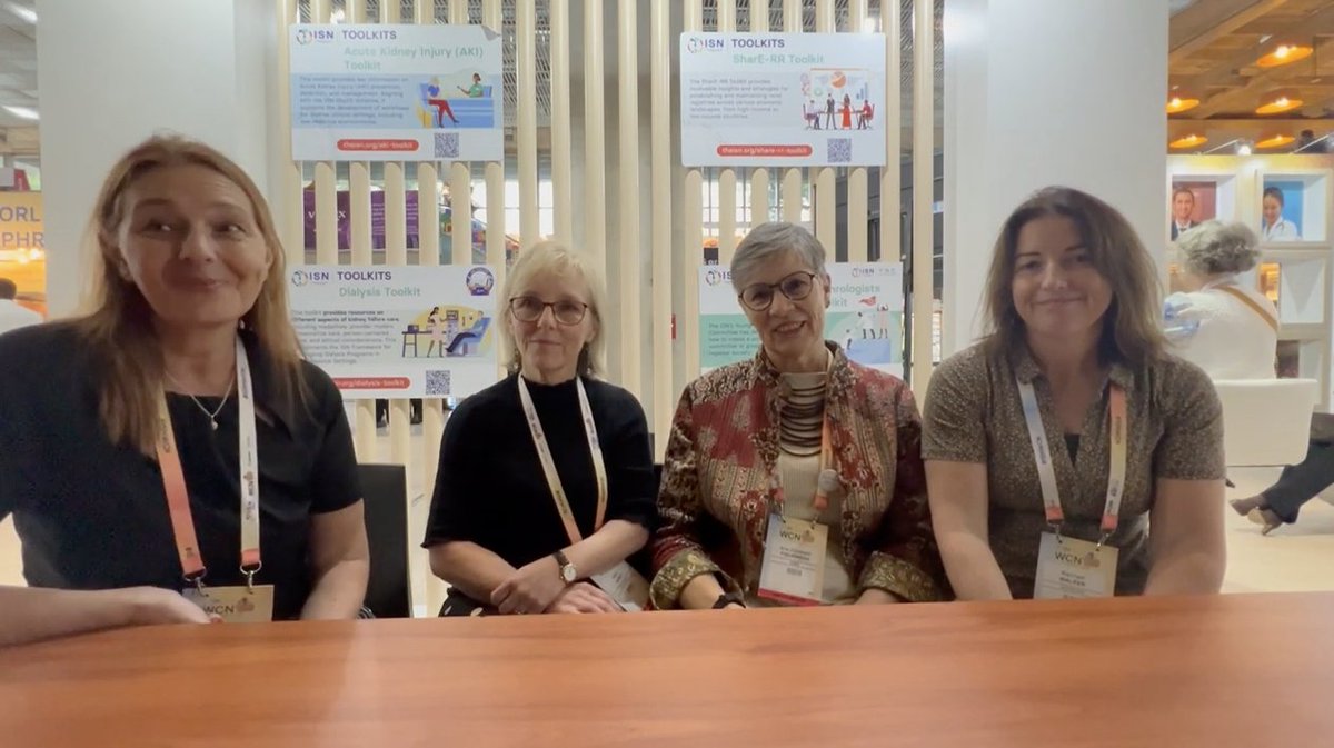➡️ WCN'24 conversation with Helen Hurst, Rachel Walker, @AnaElizabethPLF, and Laura Lunardi on the role of nurses on international congresses: ow.ly/izU950RzNO3 #InternationalNursesDay #ISNWCN