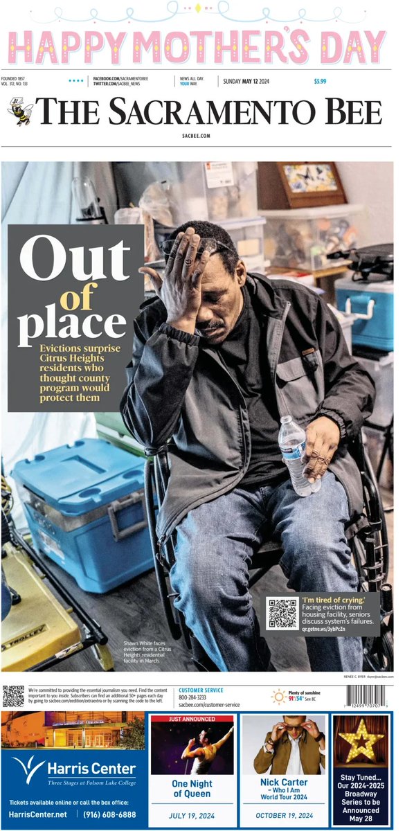 🇺🇸 Out Of Place ▫Evictions surprise Citrus Heights residents who thought county program would protect them #frontpagestoday #USA @sacbee_news 🇺🇸