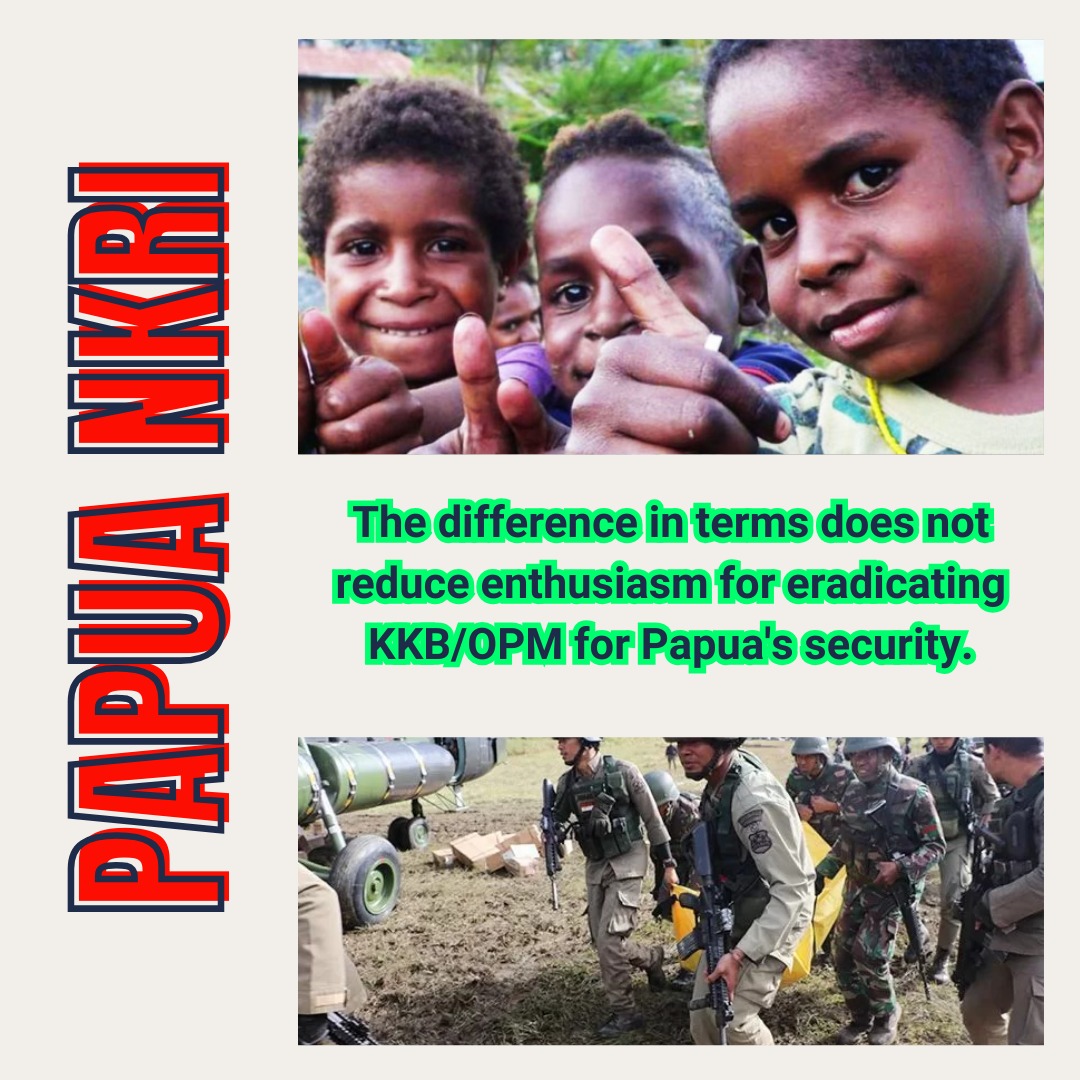 Everything is done for the security and peace of the Papuan people #EradicateKKB #KSTPapua #EradicateOPM #noseparatistpapua #PapuaIndonesia