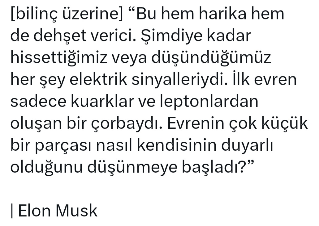 Voltaj sinyalleri yükseldikçe, şimdiye kadar görünmeyenler görünecek, hisler ve düşünceler değişecek. 
Her şey, spiral döngüdedir. Yaşam, zaman, sayılar, renkler, müzik... Ve, spiral döngüde, aynı yerde kalmak imkânsızdır. İstediğiniz kadar, ben aynı noktaya tutunuyorum+++