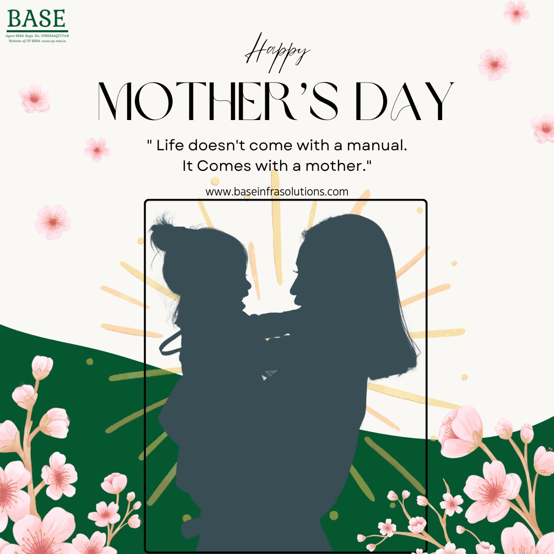 Mother's Day #Baseinfra #property #flats #villas #plots #realestate #lucknow #lucknowcity #trending #trendingreels #explorepage #happymothersday