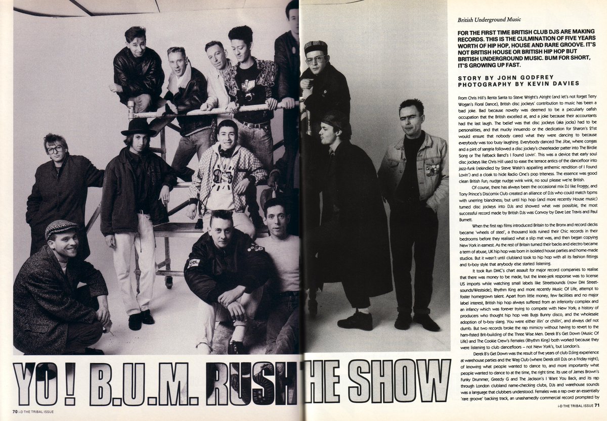 i-D magazine: Yo! B.U.M Rush The Show (British Club DJs) (March 1988) #ILoveThe90s #1990s #80s90s #90s 📸 testpressing.wordpress.com/2010/01/09/i-d…