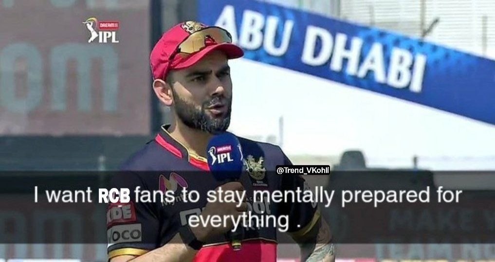 Virat Kohli scores :

1st Match - 1 v KKR 
50th Match - 30* v KKR
100th Match - 35 v MI
150th Match - 31 v KKR
200th Match - 5 v KKR
250th Match - Today! 😭

#RCBvsDC