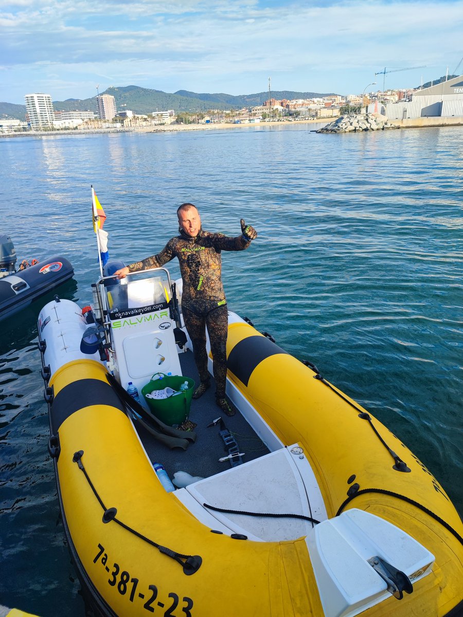 Arrenca la segona mànega del Campionat de Catalunya amb l'Isaac Vives, de l' SPAS de Mataró, al capdavant.