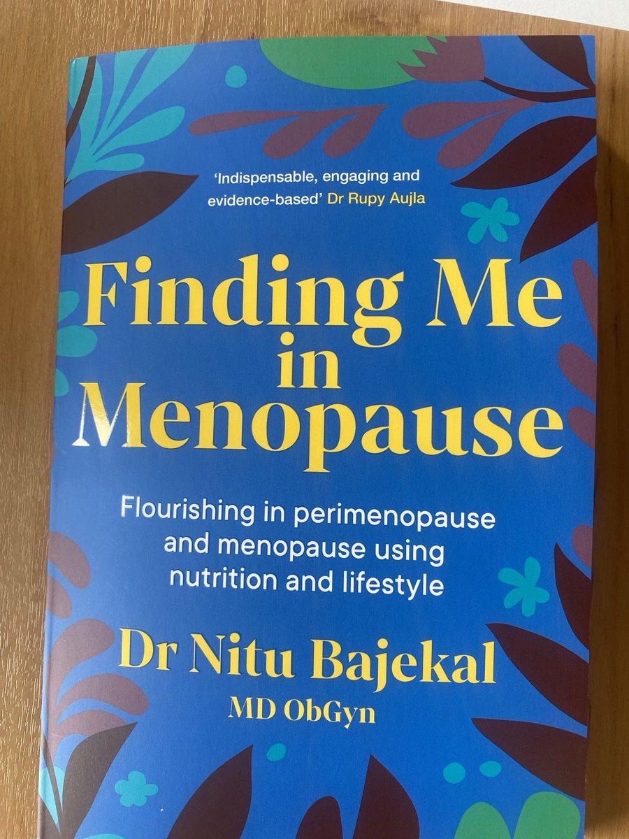 #menopause is so topical. A pragmatic common sense approach by my friend &amp; colleague Dr Bajekal. My copy arrived today