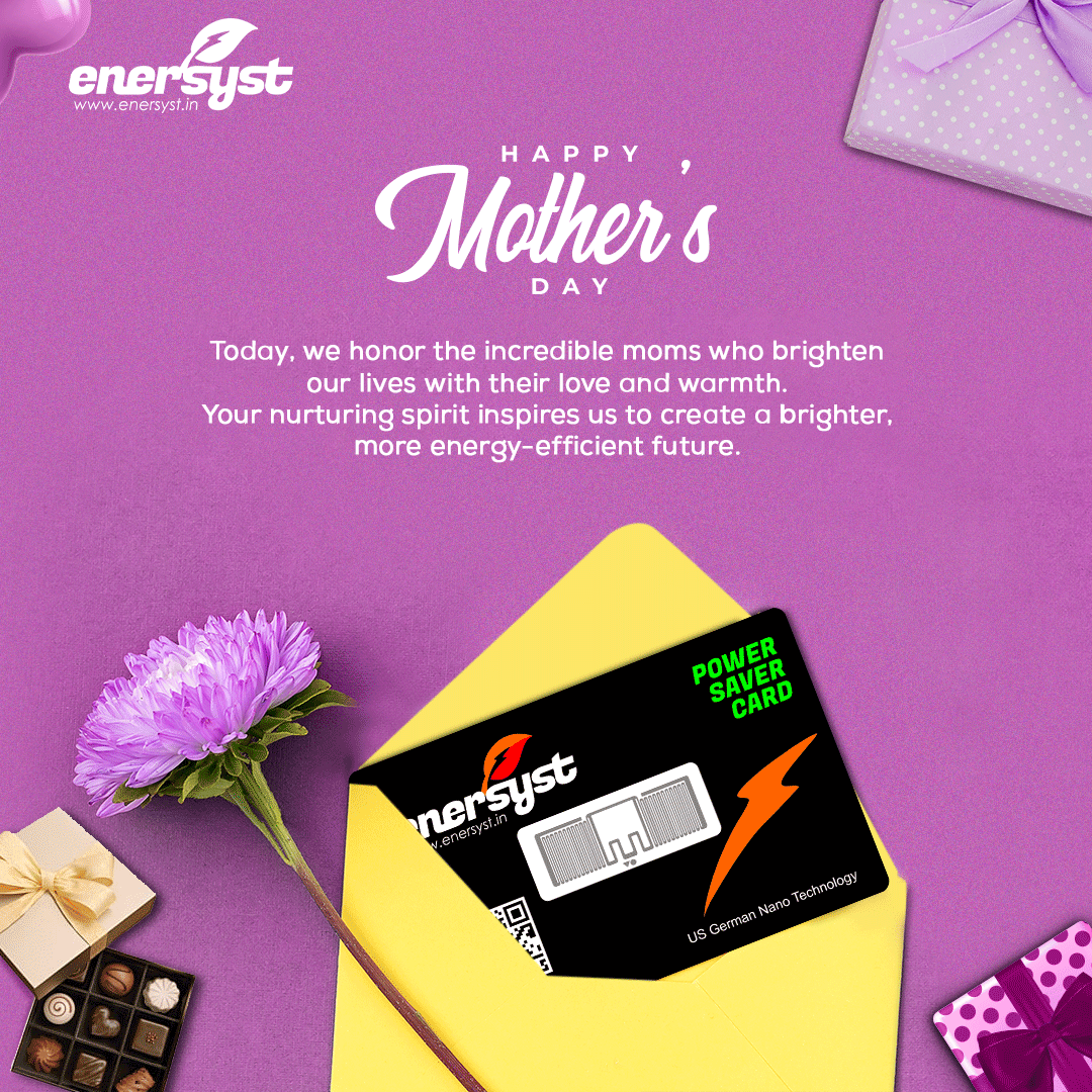 Happy Mother's Day to all the incredible moms out there! 💐 Looking for a thoughtful gift to show your love and appreciation? Give the gift of savings with the #Enersyst Power Saver Card.

#HappyMothersDay #EnersystPowerSaverCard #GiftOfSavings #MothersDay