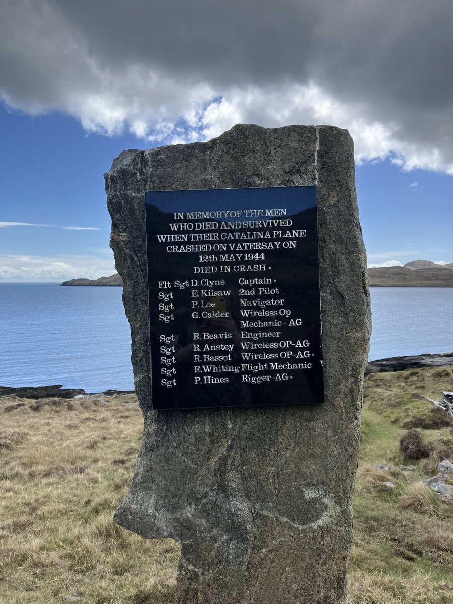 Today is the 80th anniversary of the Catalina crash on Vatersay. #outerhebrides