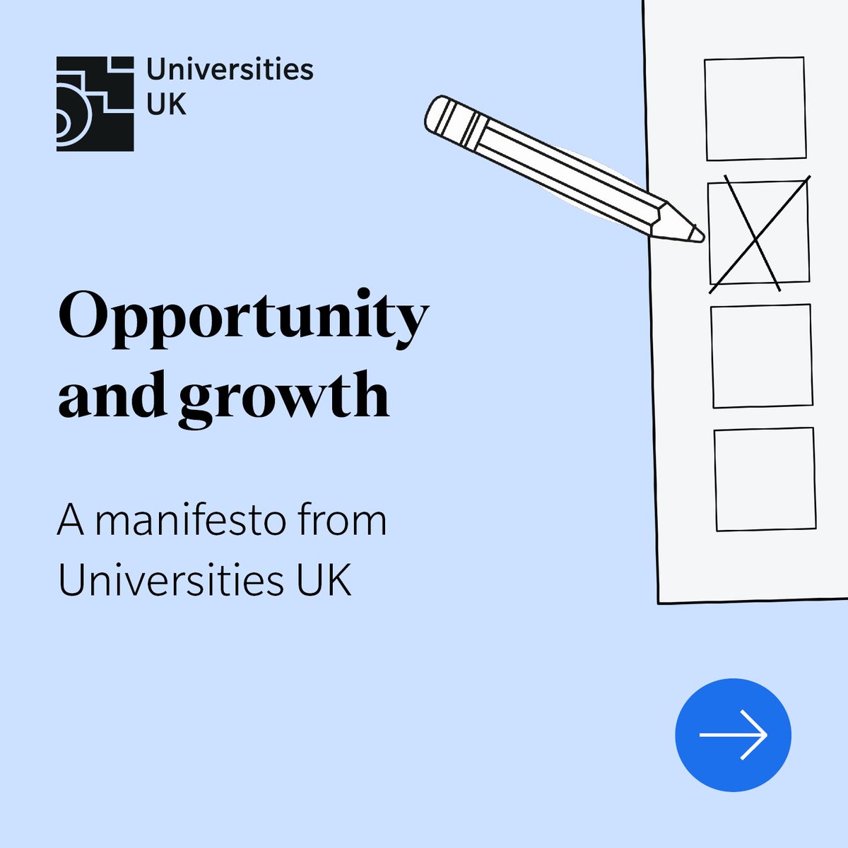 Politicians must treat universities as what they are- one of the UK's greatest success stories 🌟

We’re calling on political parties to commit to policies in their manifestos to help our universities continue to transform lives.

See more👇

loom.ly/5ZKCOoc