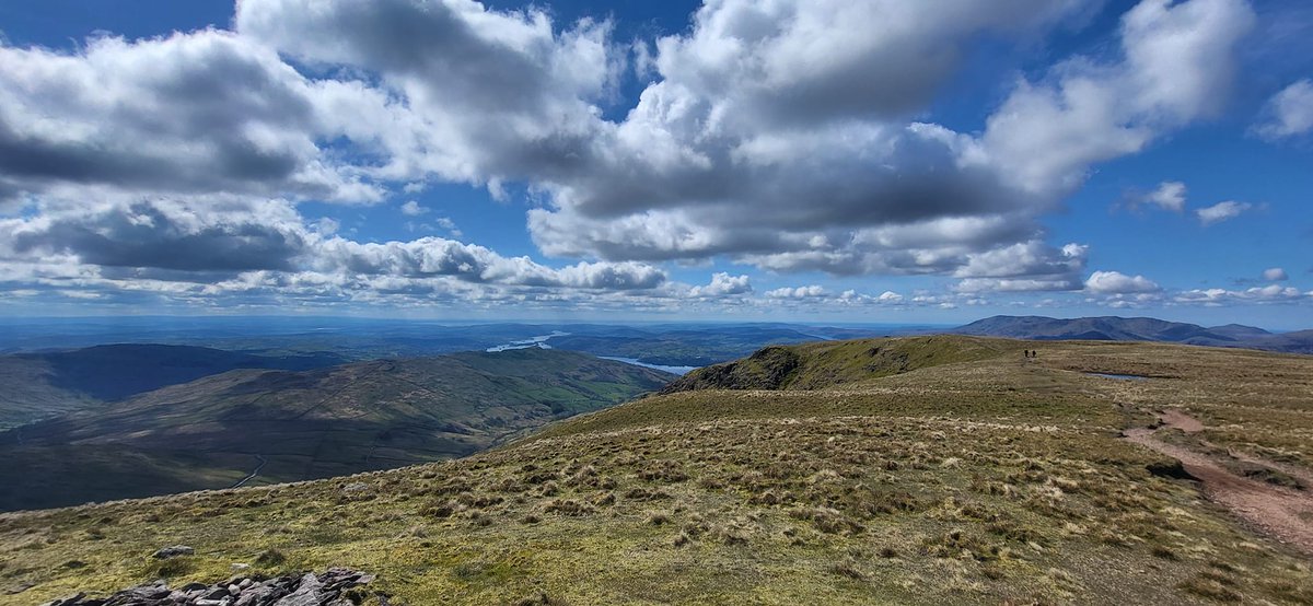 At last a Sunny day, can get back on those high fells, now completely worn out, tired and aching limbs.