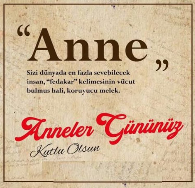 Cennet annelerin ayağı altındadır. İslamın ayaklarının altına cenneti serdiği tüm annelerimizin Anneler Gününü kutluyorum. #AnnelerGünü