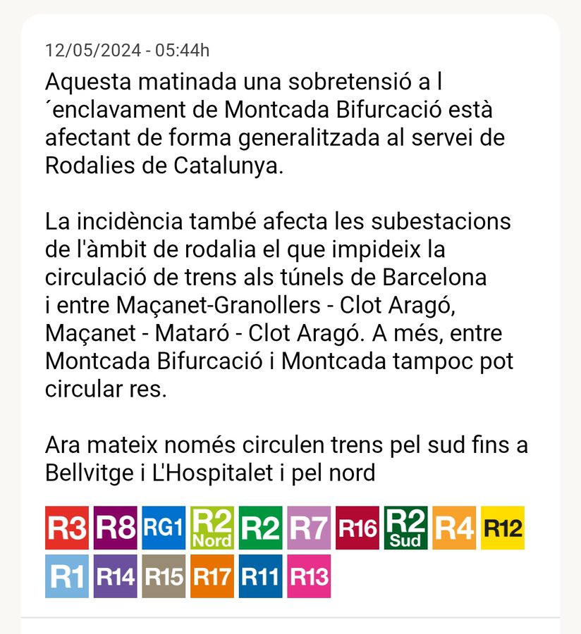 Avui ha tocat el Gordo!!!! #rodalies #putarenfe