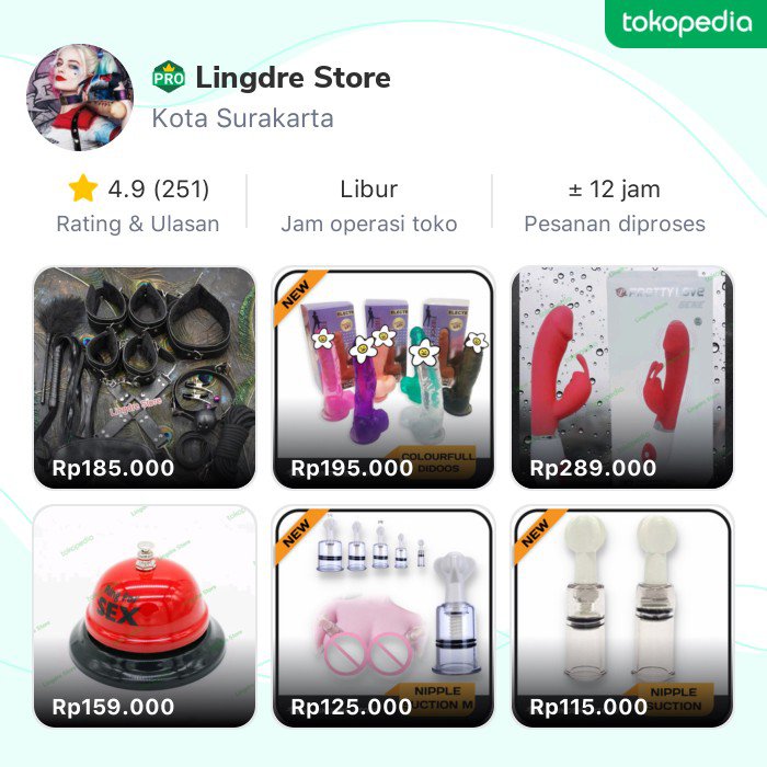 Yuk, cek semua produk menarik dari Toko Lingdre Store di @Tokopedia! tokopedia.link/lXRfyHL1wJb