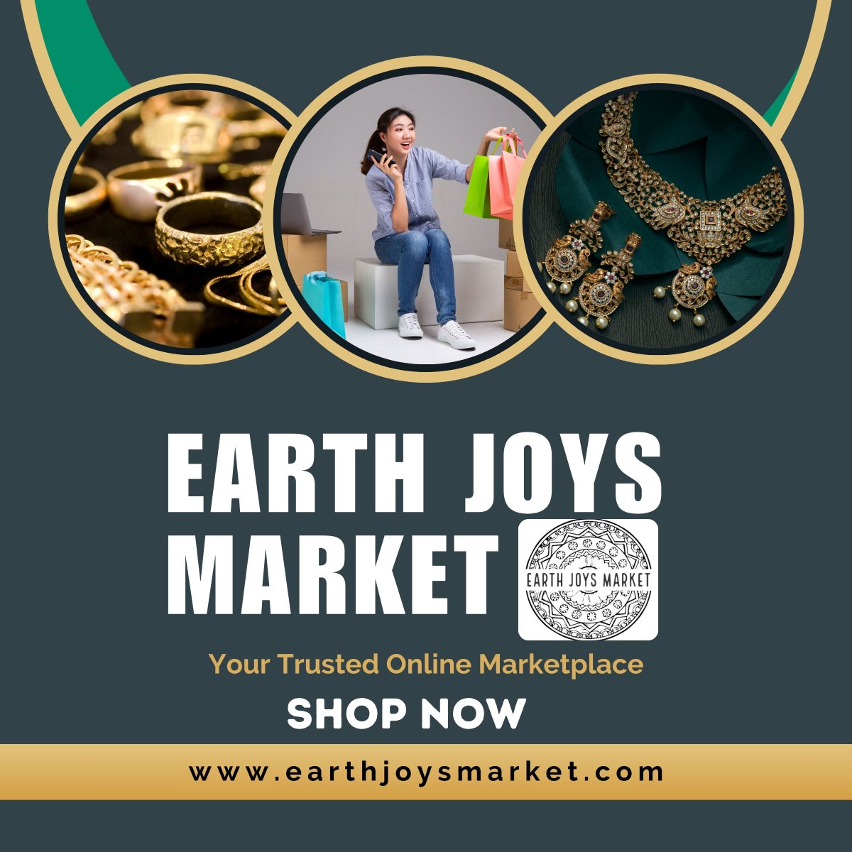 'Discover Delight: Earth Joys Market - Your Ultimate Online Shopping Haven!' Shop Now: earthjoysmarket.com #EarthJoysMarket #ShopNow #BestOnlineShop #FashionFinds'
