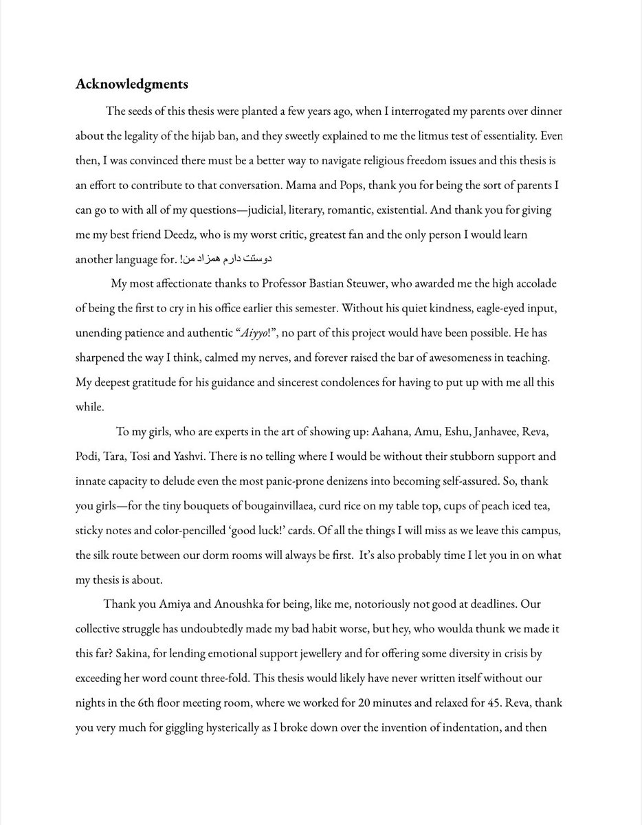 devakiahilya's tweet image. Last week, I turned in my undergraduate thesis. A huge thank you to everyone who helped me, in small ways and big, to complete this project. More than anything written in its pages, I am proudest to have been raised by the women to whom my thesis is dedicated. Happy Mother’s Day!