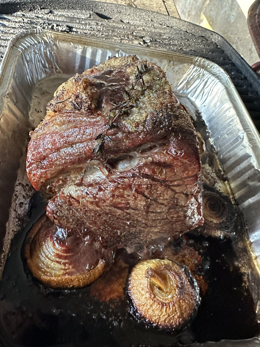 A lovely top side roast beef last night for a family gathering