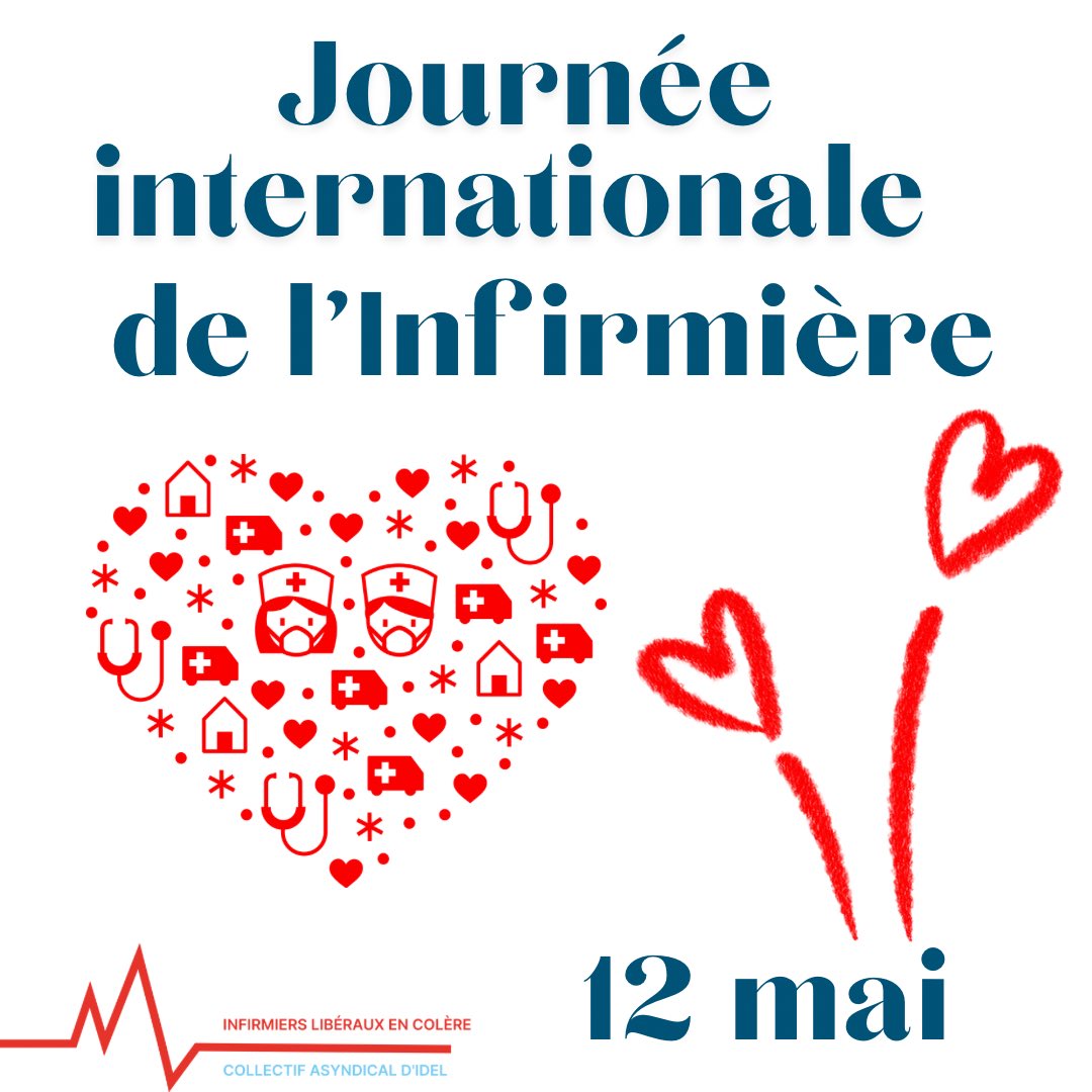 Aujourd'hui, nous célébrons la Journée internationale des infirmières. Un grand merci à toutes ces femmes et hommes qui travaillent sans relâche pour prendre soin et nous accompagner vers la santé ! @Idelencolere #JournéeInternationaledesInfirmières