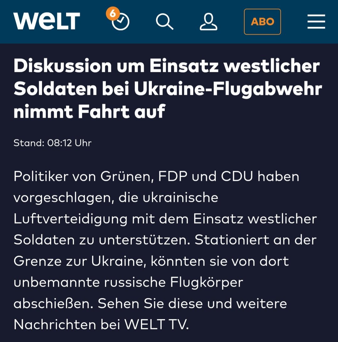 Alarmstufe Rot! 
Sogenannte 'Diskussionen' deuten immer an, dass konkrete Pläne in der Pipeline sind. #Ukrainekrieg