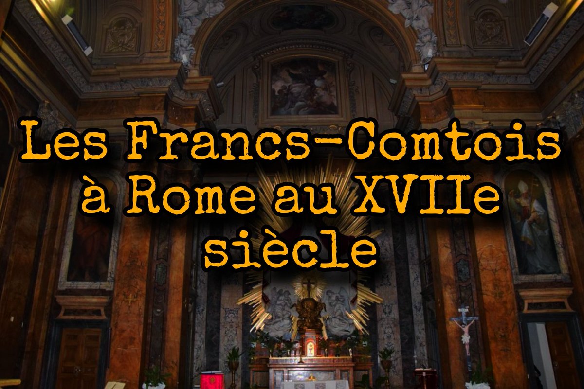 [THREAD] Des Francs-comtois à Rome ? Ce n'est pas le début d'une maivaise blague, mais bel et bien une communauté de 10 000 personnes dans la ville au XVIIIe siècle ! Comment sont-ils arrivés là ? ⬇️ 1/19