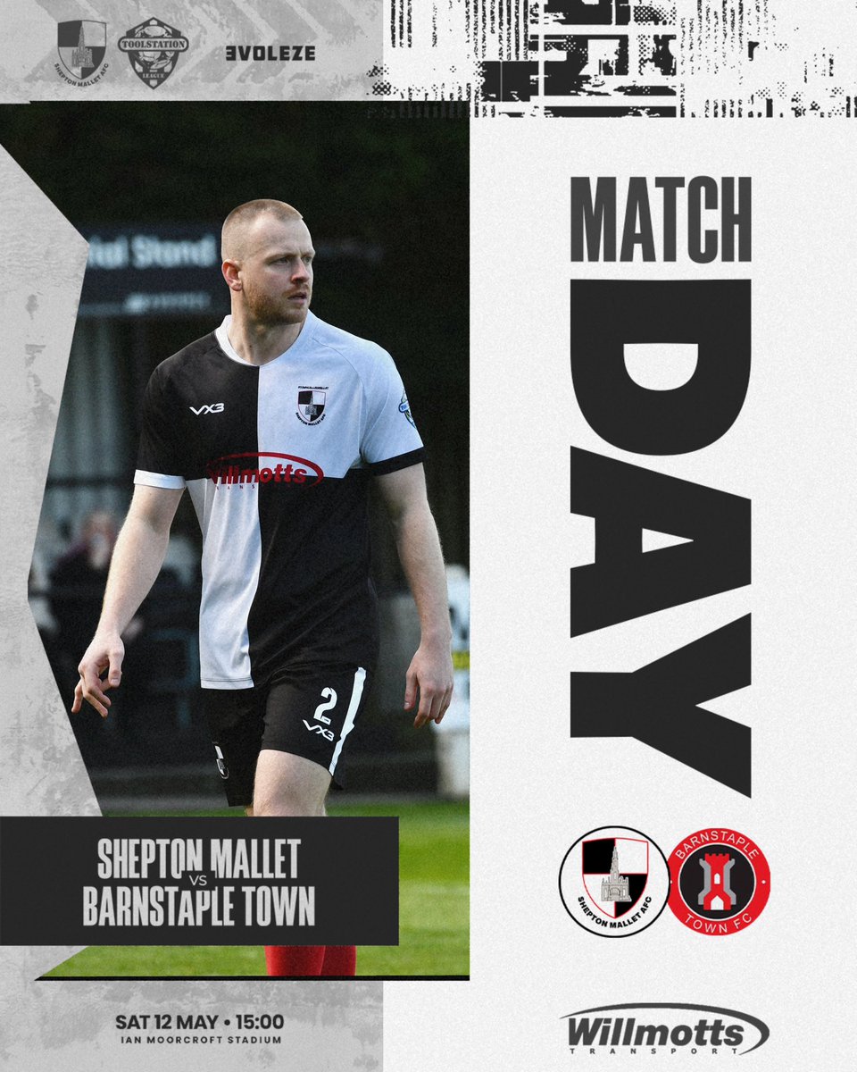 🚨CUP FINAL DAY🏆🚨

Here we go Mallet fans😍🖤🤍

⚽️@TSWesternLeague Les Philips Cup Final
🤝v @Official_BTFC 
🗓️12 May 
⌚️ 3pm
📍 @tivertontownfc - EX16 6SG
🍻Bar open from 12:00

💴 💳 Card and Cash accepted throughout the club

#towncalledmallet