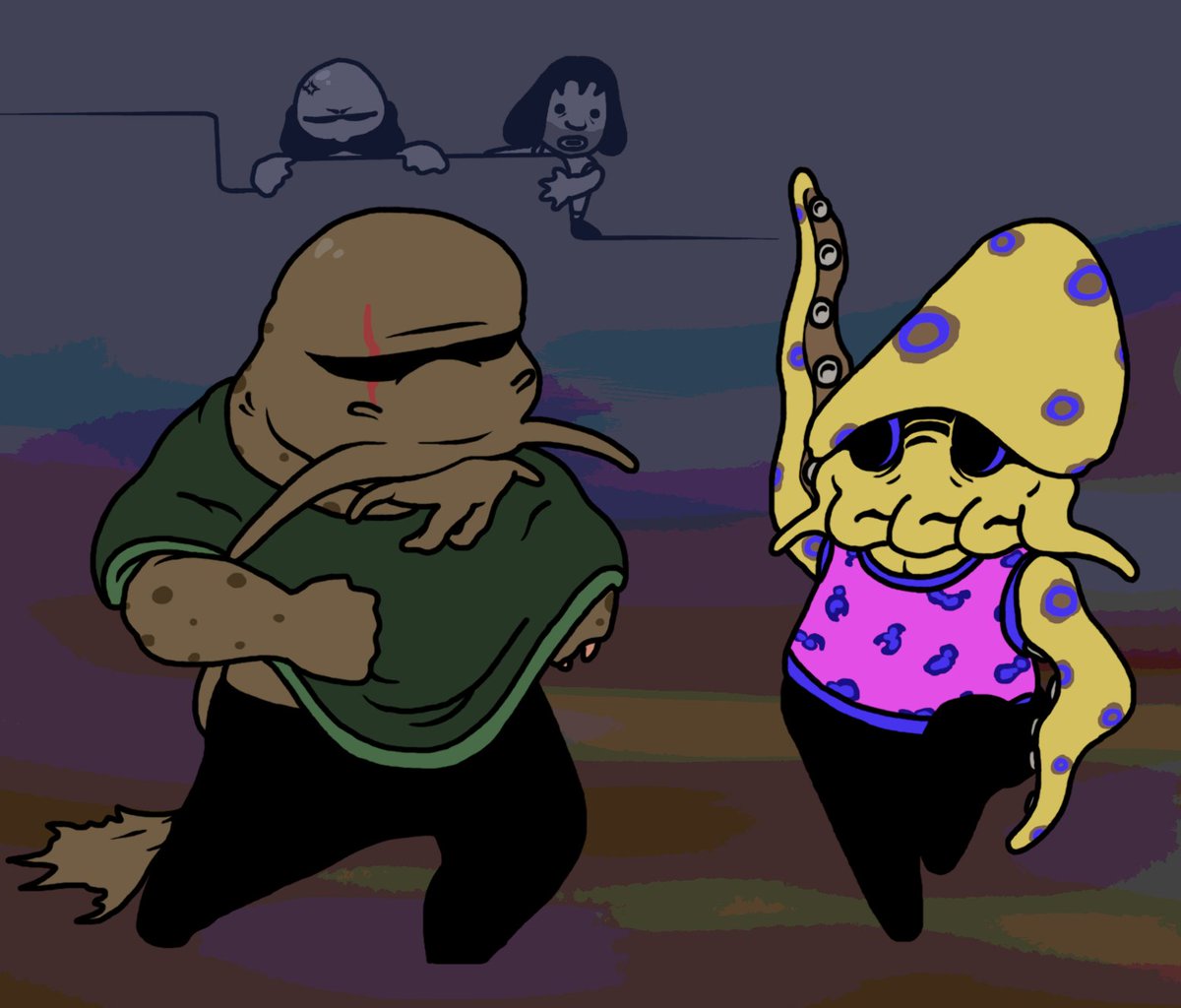 Scary_Lemon's tweet image. These fish are stealing our whole shit...